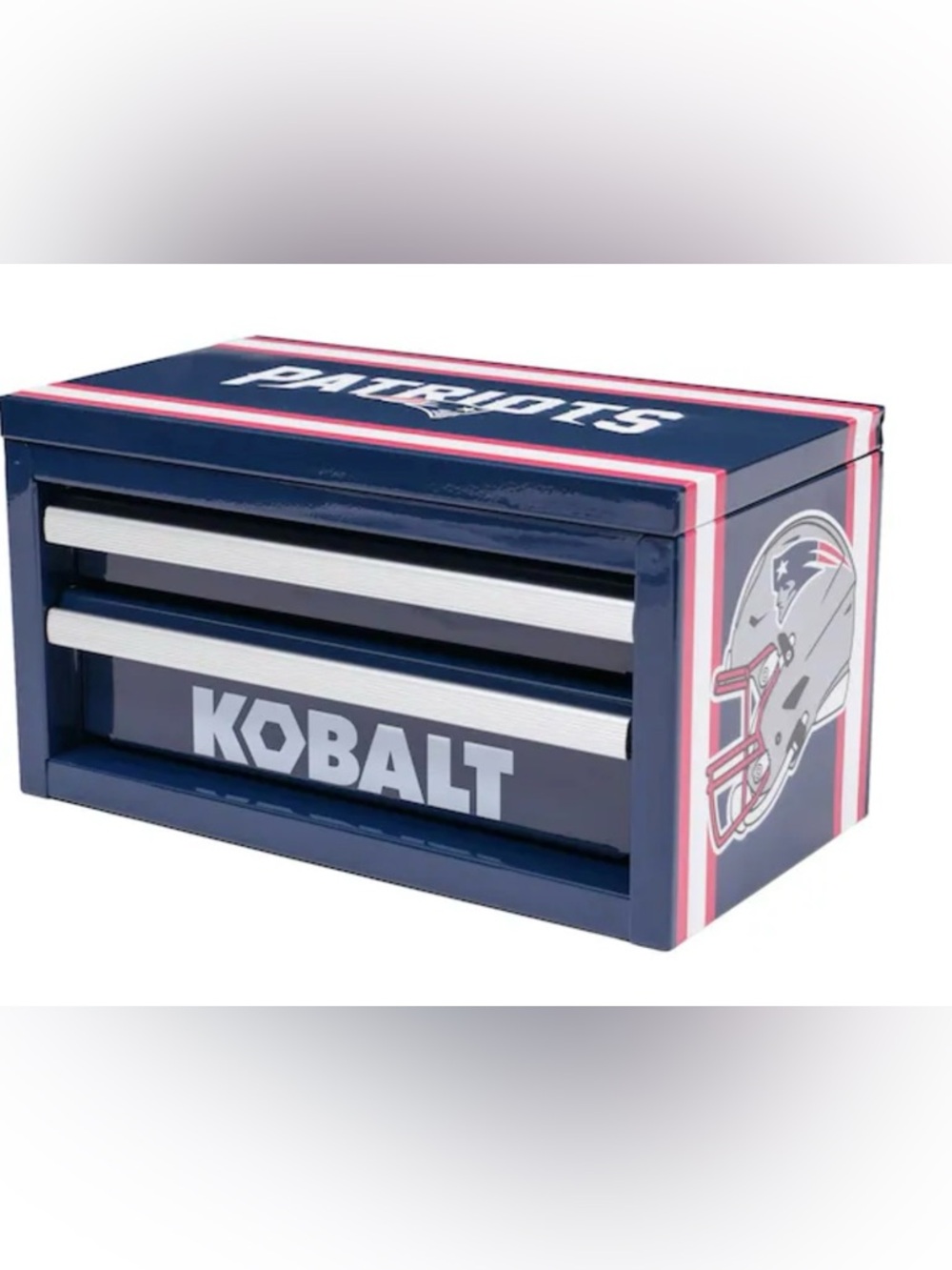 New England Patriots Mini Kobalt Toolbox